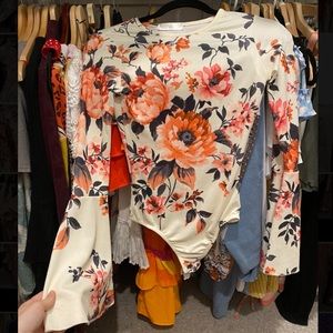 Floral bodysuit